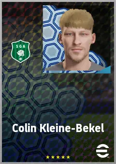 Colin Kleine-Bekel eFootball 2026 player card, 69 OVR CB