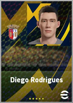Diego Rodrigues eFootball 2026 player card, 63 OVR DMF
