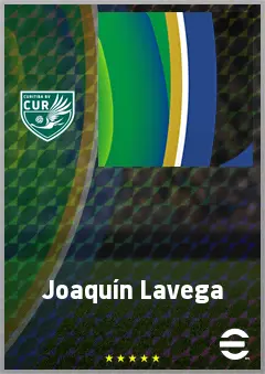 Joaquín Lavega eFootball 2026 player card, 69 OVR LWF