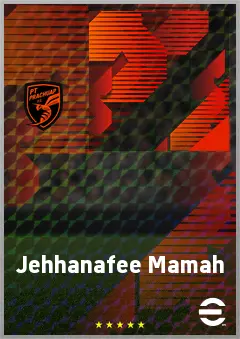 Jehhanafee Mamah eFootball 2026 player card, 62 OVR CF