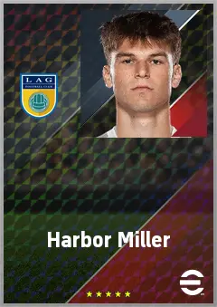 Harbor Miller eFootball 2026 player card, 67 OVR RB