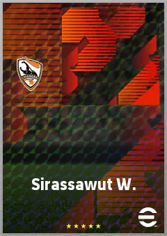 Sirassawut W. eFootball 2026 player card, 64 OVR GK