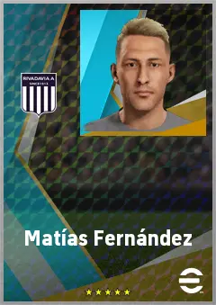 Matías Fernández eFootball 2026 player card, 71 OVR AMF