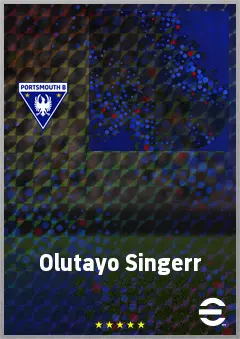 Olutayo Singerr eFootball 2026 player card, 60 OVR CF