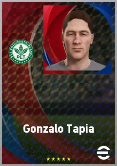 Gonzalo Tapia eFootball 2026 player card, 68 OVR AMF