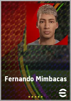 Fernando Mimbacas eFootball 2026 player card, 66 OVR CF