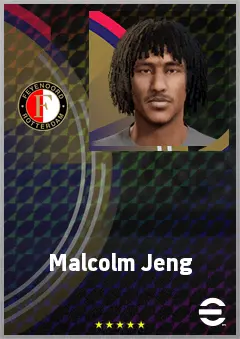 Malcolm Jeng eFootball 2026 player card, 68 OVR CB