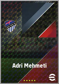 Adri Mehmeti eFootball 2026 player card, 61 OVR CMF