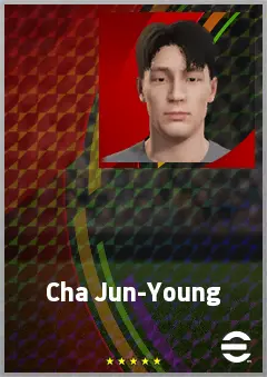 Cha Jun-Young eFootball 2026 player card, 61 OVR CB