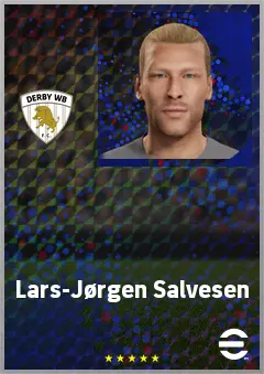 Lars-Jørgen Salvesen eFootball 2026 player card, 69 OVR CF