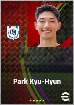 Park Kyu-Hyun eFootball 2026 player card, 67 OVR LB