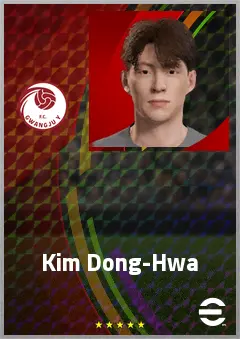 Kim Dong-Hwa eFootball 2026 player card, 61 OVR GK