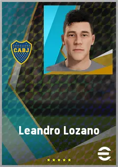 Leandro Lozano eFootball 2026 player card, 74 OVR RB
