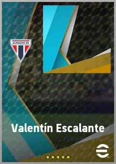 Valentín Escalante eFootball 2026 player card, 66 OVR LWF