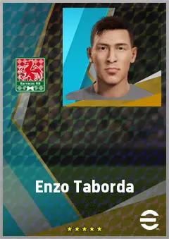 Enzo Taborda eFootball 2026 player card, 68 OVR LWF