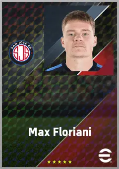 Max Floriani eFootball 2026 player card, 71 OVR CB