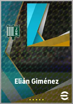Elián Giménez eFootball 2026 player card, 71 OVR DMF