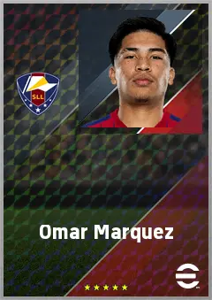Omar Marquez eFootball 2026 player card, 63 OVR AMF