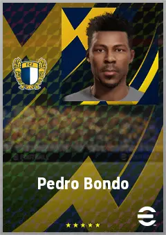 Pedro Bondo eFootball 2026 player card, 67 OVR LB