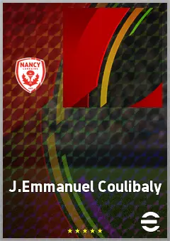 J.Emmanuel Coulibaly eFootball 2026 player card, 62 OVR CMF