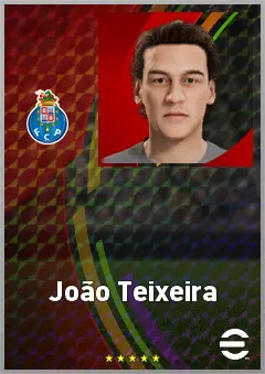 João Teixeira eFootball 2026 player card, 66 OVR AMF