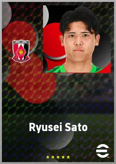 Sato Ryusei eFootball 2026 player card, 63 OVR GK