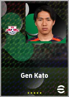 Kato Gen eFootball 2026 player card, 63 OVR DMF