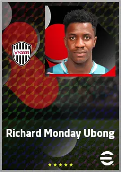 Richard Monday Ubong eFootball 2026 player card, 62 OVR GK