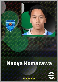 Komazawa Naoya eFootball 2026 player card, 63 OVR CF