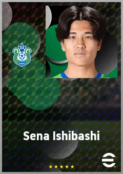 Ishibashi Sena eFootball 2026 player card, 64 OVR LMF