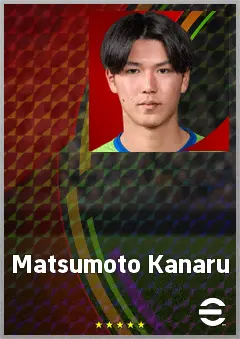 Matsumoto Kanaru eFootball 2026 player card, 59 OVR RMF