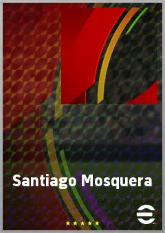 Santiago Mosquera eFootball 2026 player card, 62 OVR RB