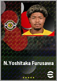 Furusawa Naberu Y. eFootball 2026 player card, 60 OVR CF