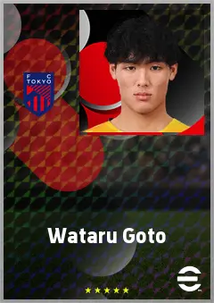 Goto Wataru eFootball 2026 player card, 62 OVR GK