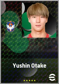Otake Yushin eFootball 2026 player card, 61 OVR CMF