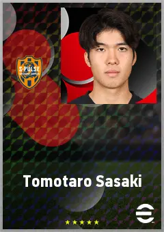 Sasaki Tomotaro eFootball 2026 player card, 60 OVR GK