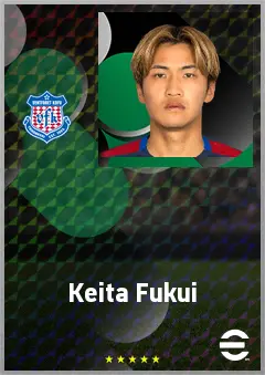 Fukui Keita eFootball 2026 player card, 62 OVR CB