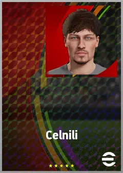 Celnili eFootball 2026 player card, 76 OVR LMF