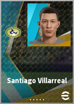 Santiago Villarreal eFootball 2026 player card, 67 OVR AMF