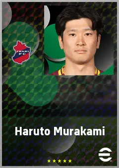 Murakami Haruto eFootball 2026 player card, 63 OVR AMF