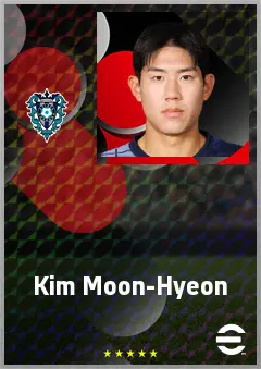 Kim Moon-Hyeon eFootball 2026 player card, 63 OVR CB