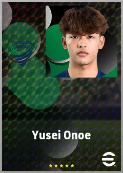 Onoe Yusei eFootball 2026 player card, 60 OVR AMF