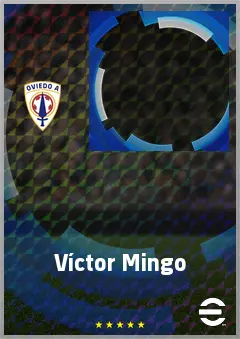 Víctor Mingo eFootball 2026 player card, 63 OVR CF