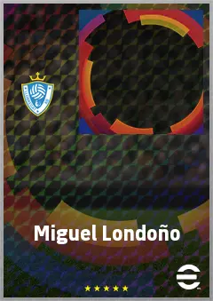 Miguel Londoño eFootball 2026 player card, 60 OVR CMF