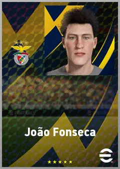 João Fonseca eFootball 2026 player card, 64 OVR CB