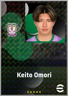Omori Keito eFootball 2026 player card, 61 OVR CB