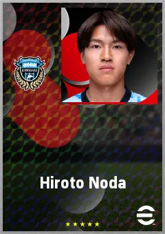 Noda Hiroto eFootball 2026 player card, 60 OVR RB
