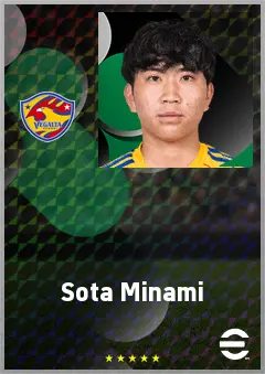 Minami Sota eFootball 2026 player card, 60 OVR RMF
