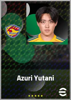 Yutani Azuri eFootball 2026 player card, 59 OVR DMF