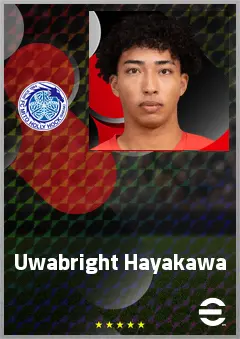 Hayakawa Uwabright eFootball 2026 player card, 60 OVR GK